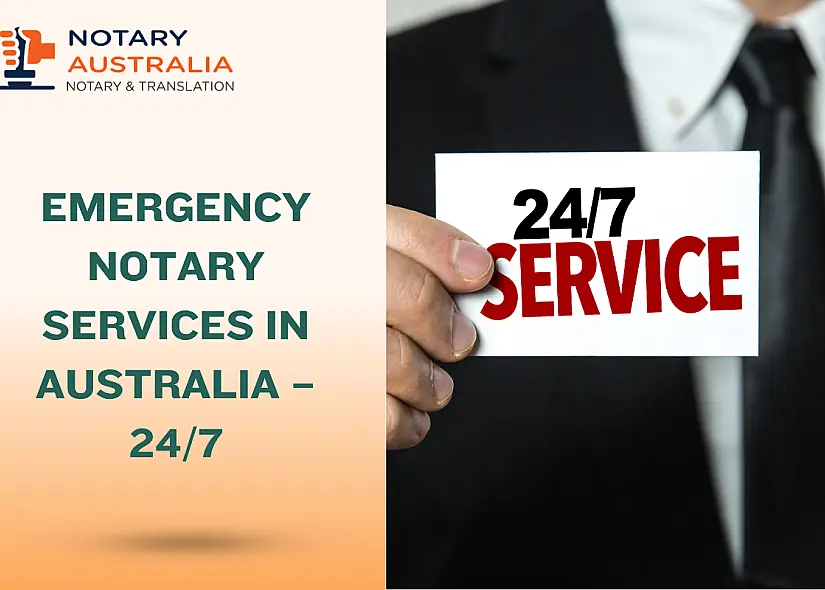 Emergency Notary Services in Australia – 24/7 Certified Legal Help