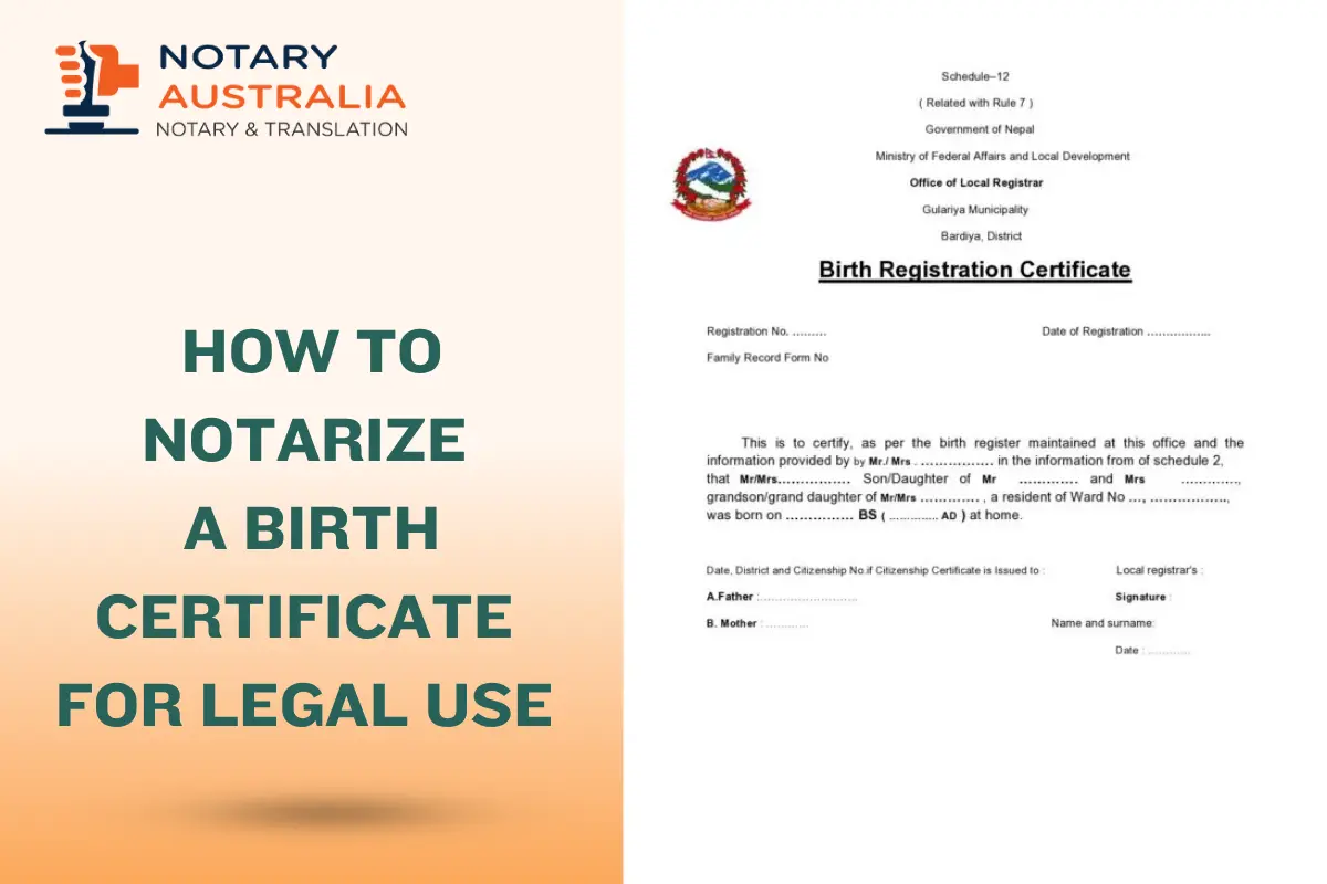 How to Notarize a Birth Certificate for Legal Use in 2025