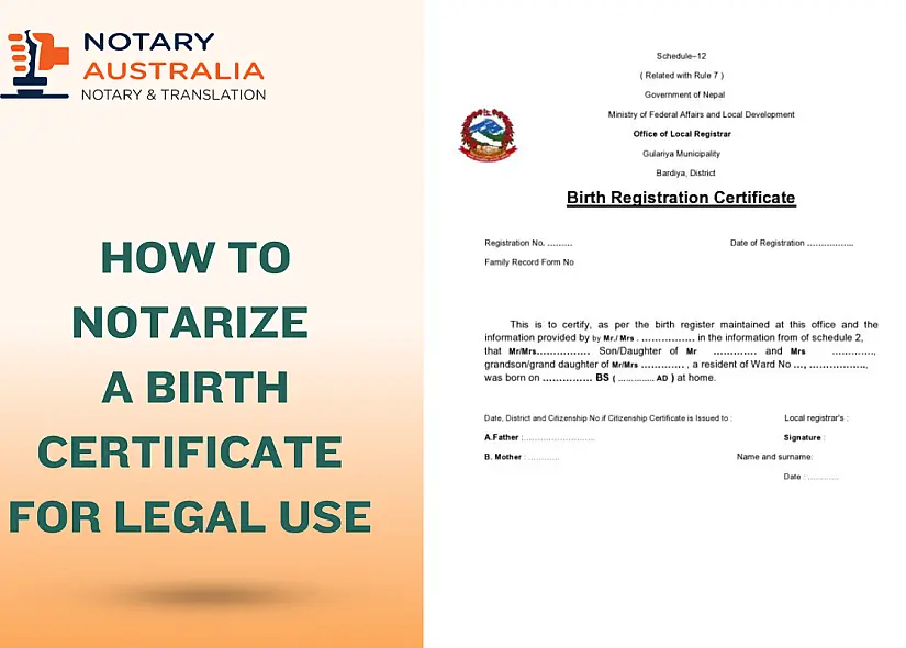 How to Notarize a Birth Certificate for Legal Use in 2025
