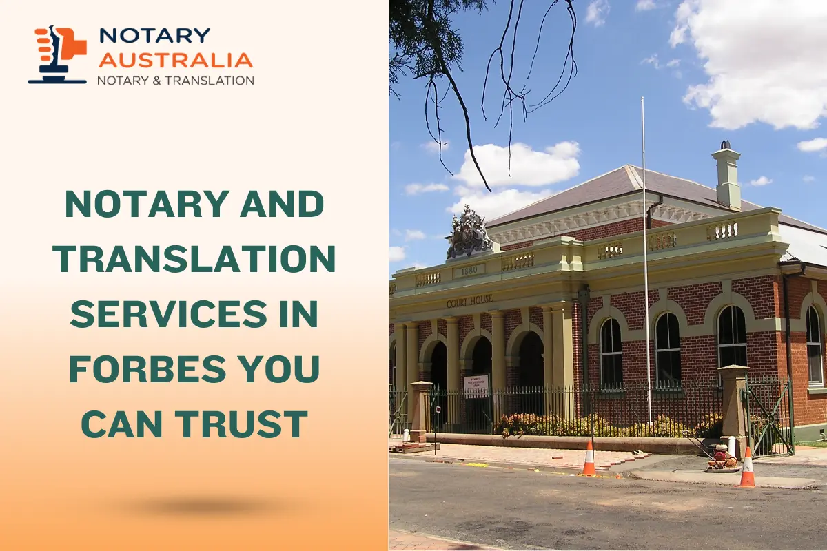 Certified Notary and Translation Services in Forbes You Can Trust