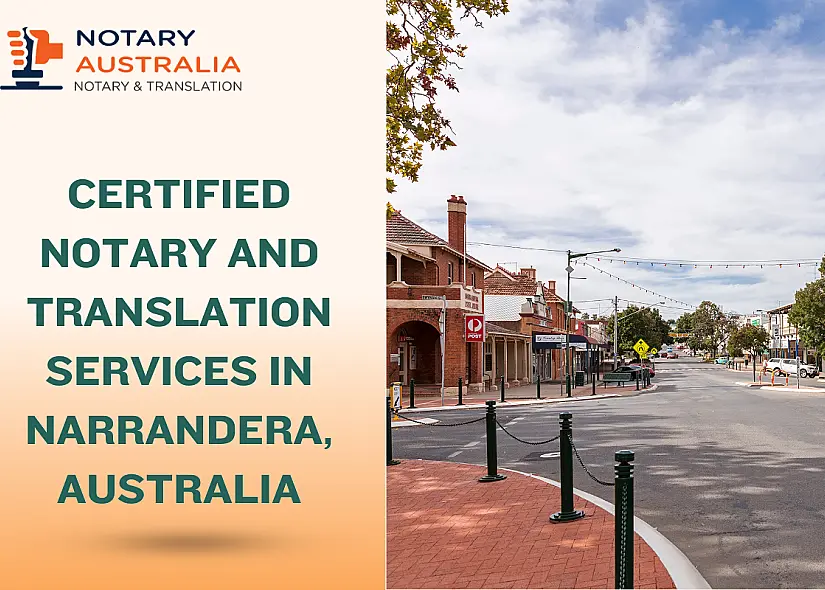 Certified Notary and Translation Services in Narrandera Australia
