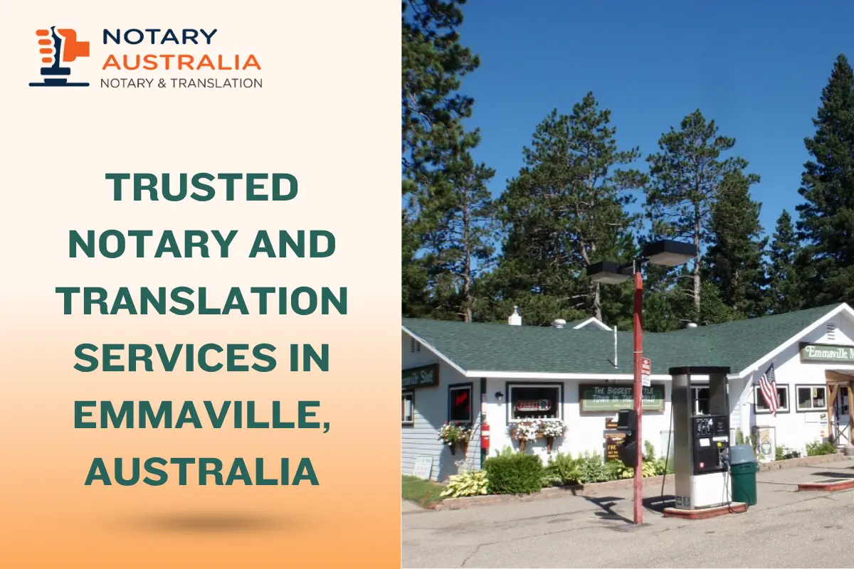 Trusted Notary and Translation Services in Emmaville, Australia