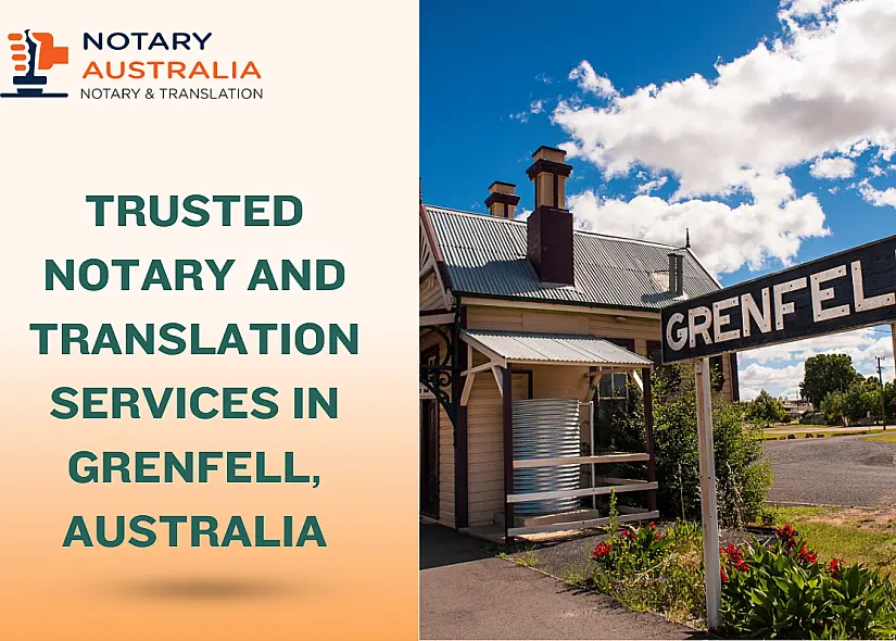 Notary and Translation Services in Grenfell, Australia