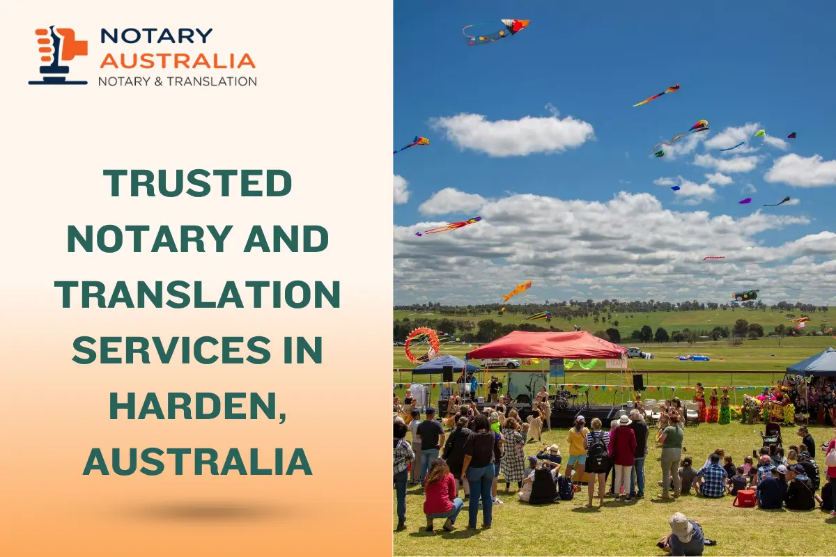 Trusted Notary and Translation Services in Harden, Australia