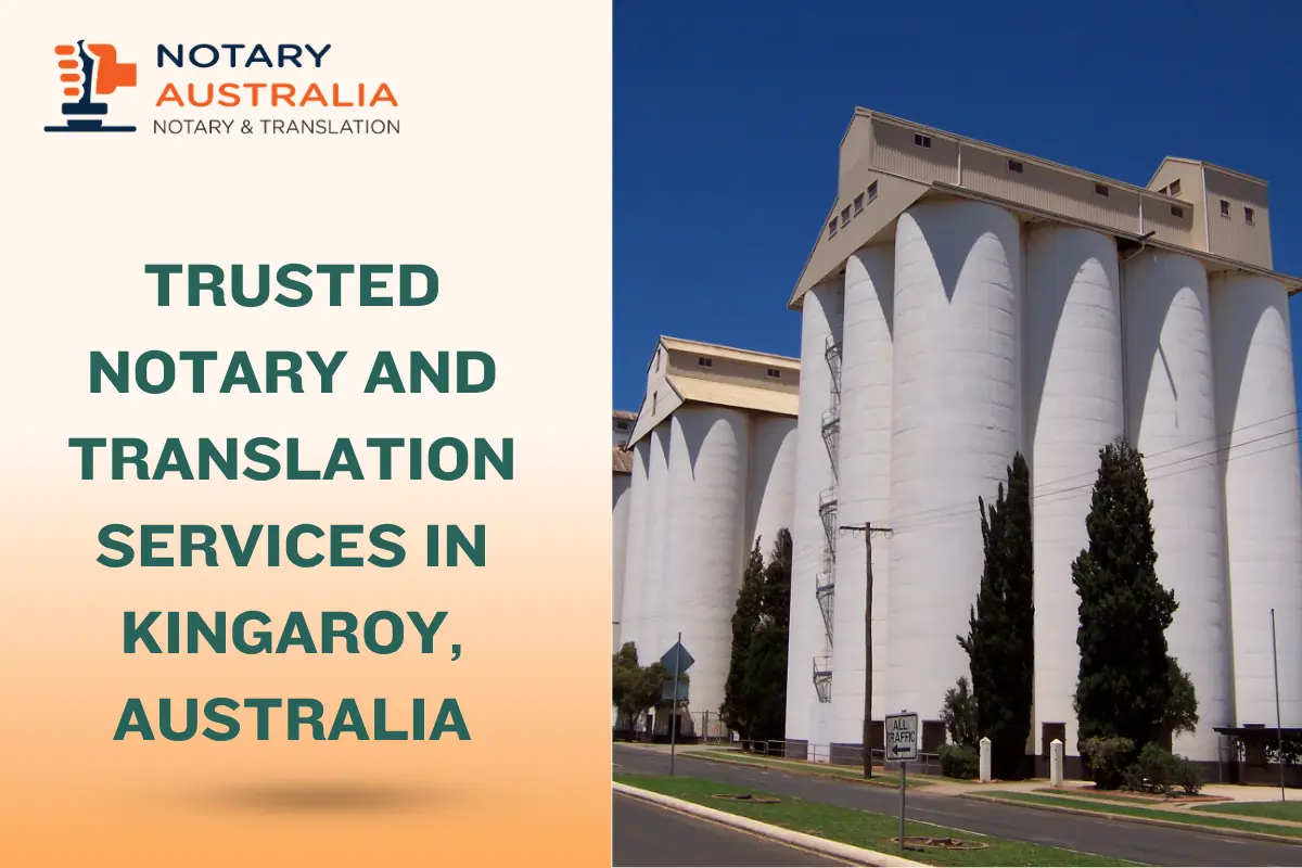 Trusted Notary and Translation Services in Kingaroy, Australia