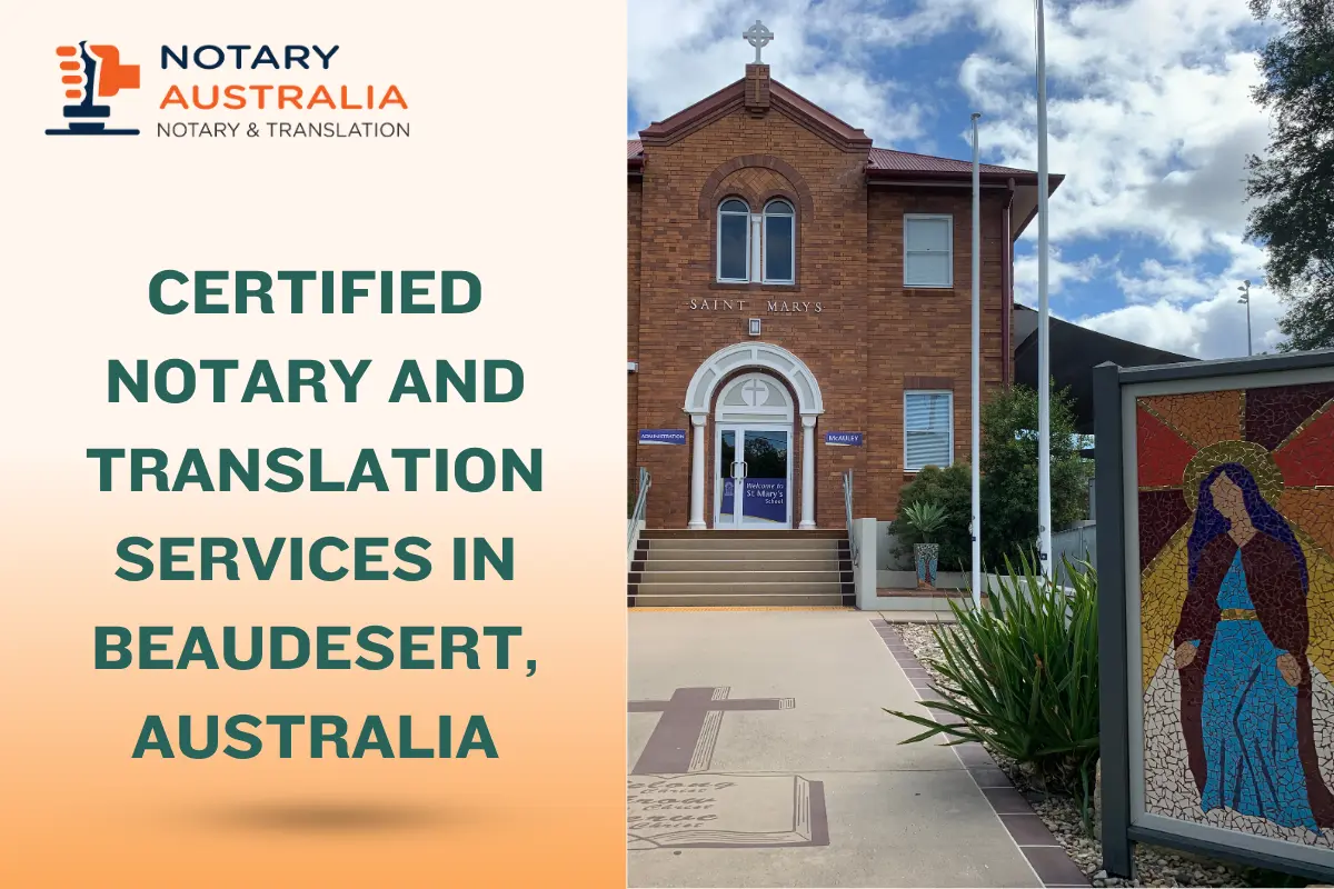 Certified Notary and Translation Services in Beaudesert Australia
