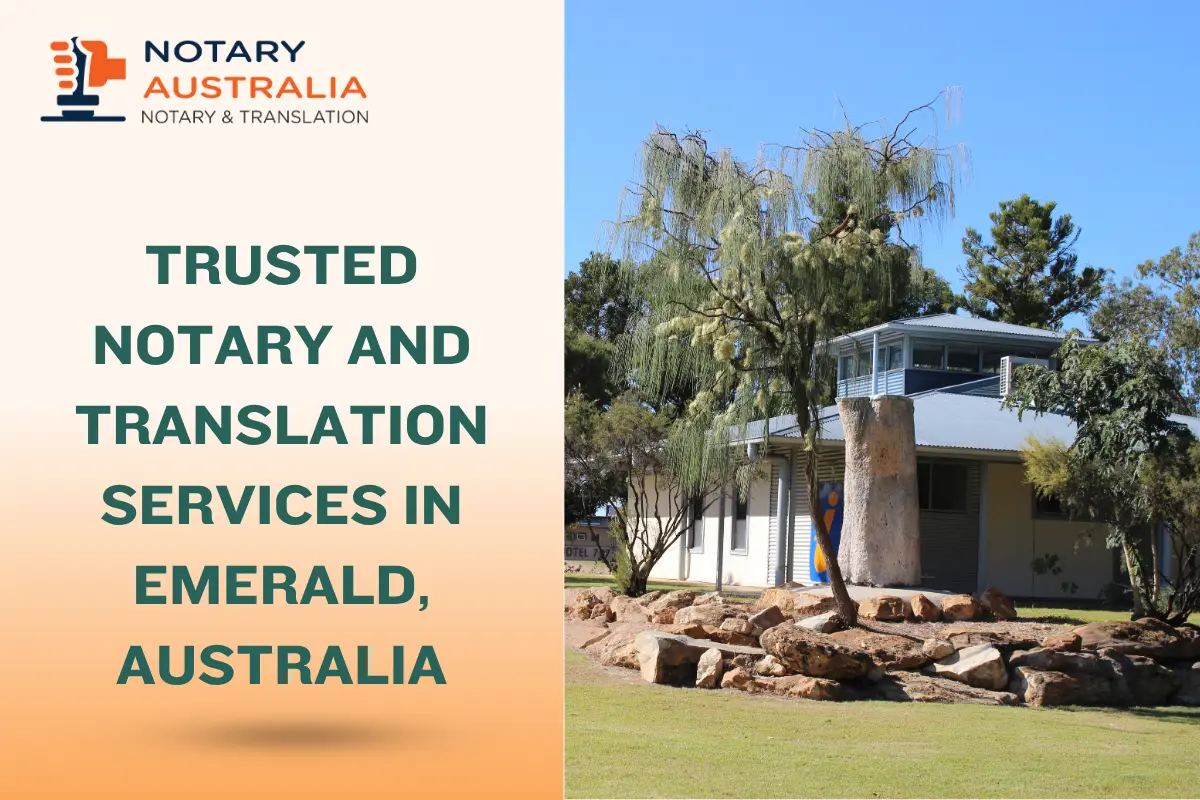 Trusted Notary and Translation Services in Emerald by NotaryAustralia