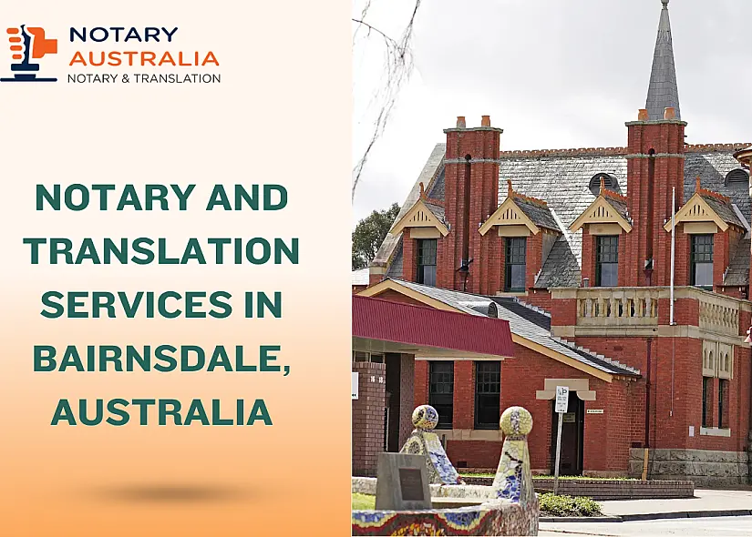Certified Notary and Translation Services in Bairnsdale Australia