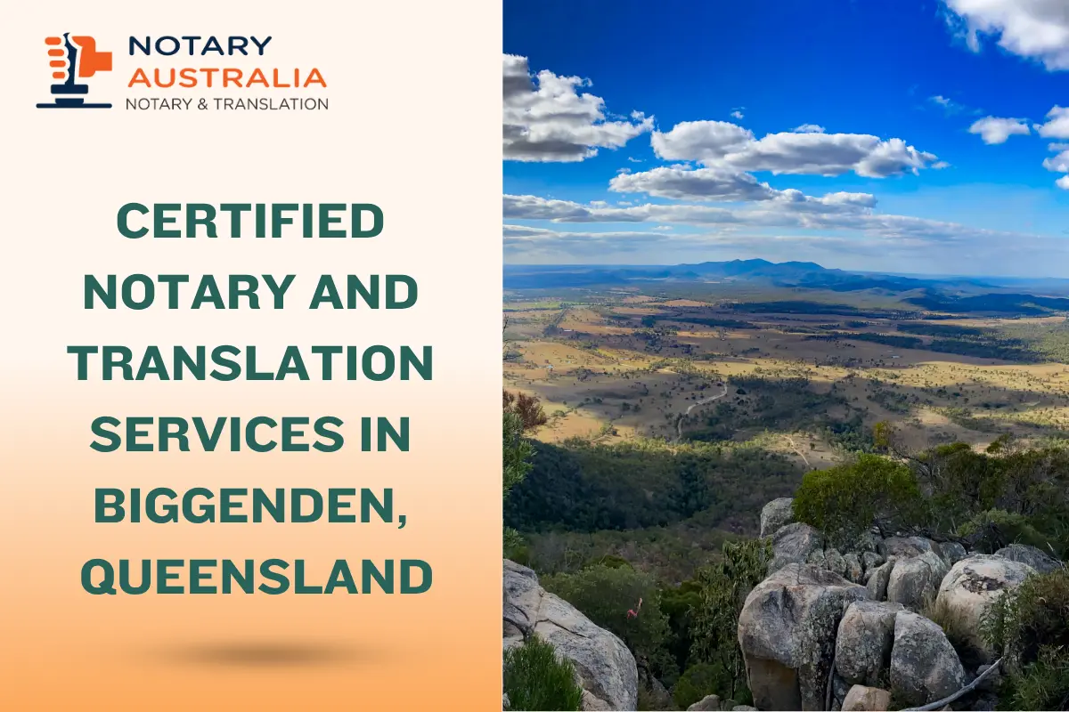 Fast and Certified Notary and Translation Services in Biggenden QLD