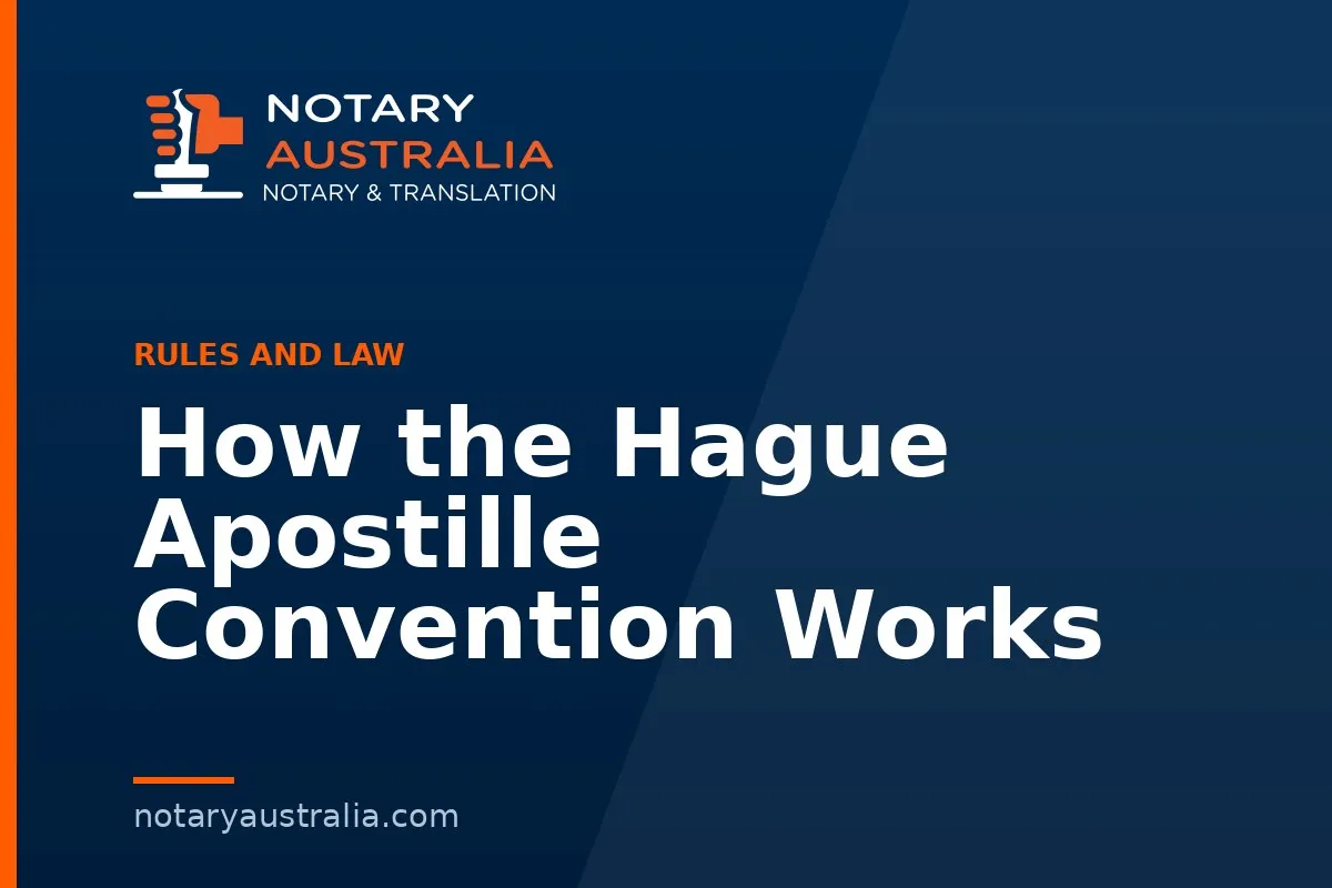 How the Hague Apostille Convention Works